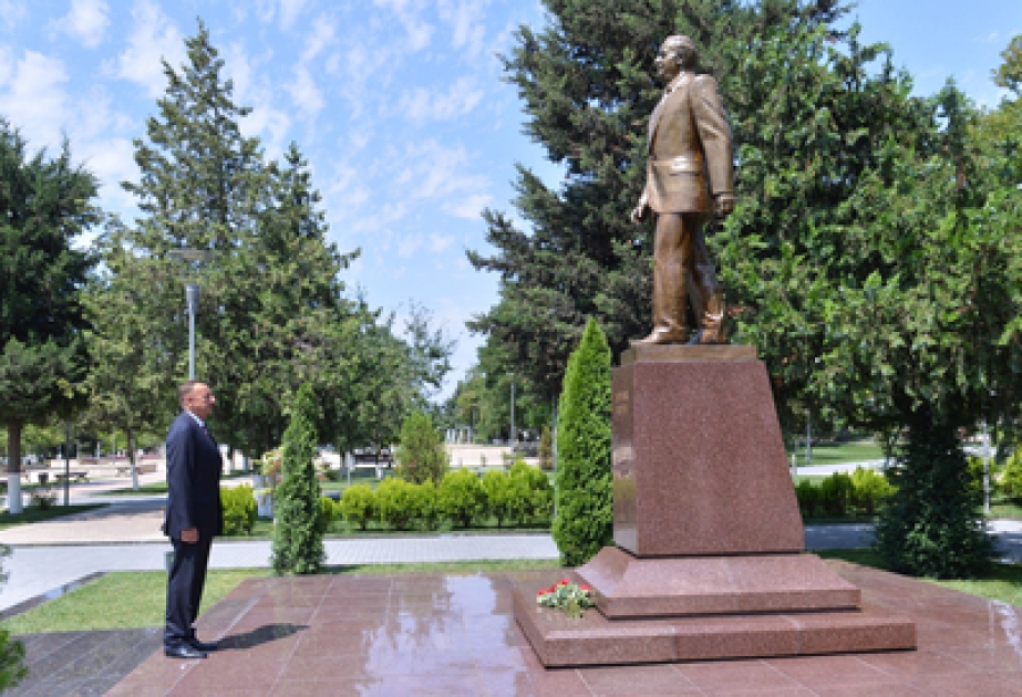 Le président azerbaïdjanais Ilham Aliyev est arrivé en visite à la région de Gabala VİDEO