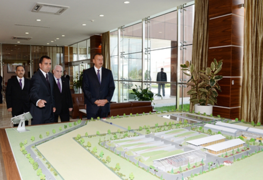 L’ensemble agro-industriel de la SARL «Agro Kompleks Gabala» a été mis en service VİDEO