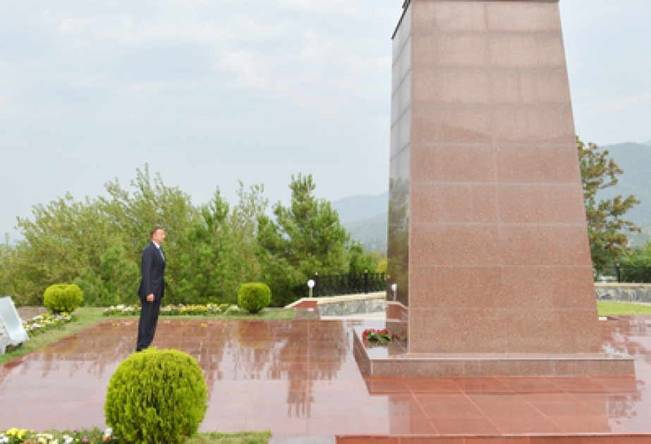 Le président Ilham Aliyev est arrivé dans la région de Balakan VİDEO