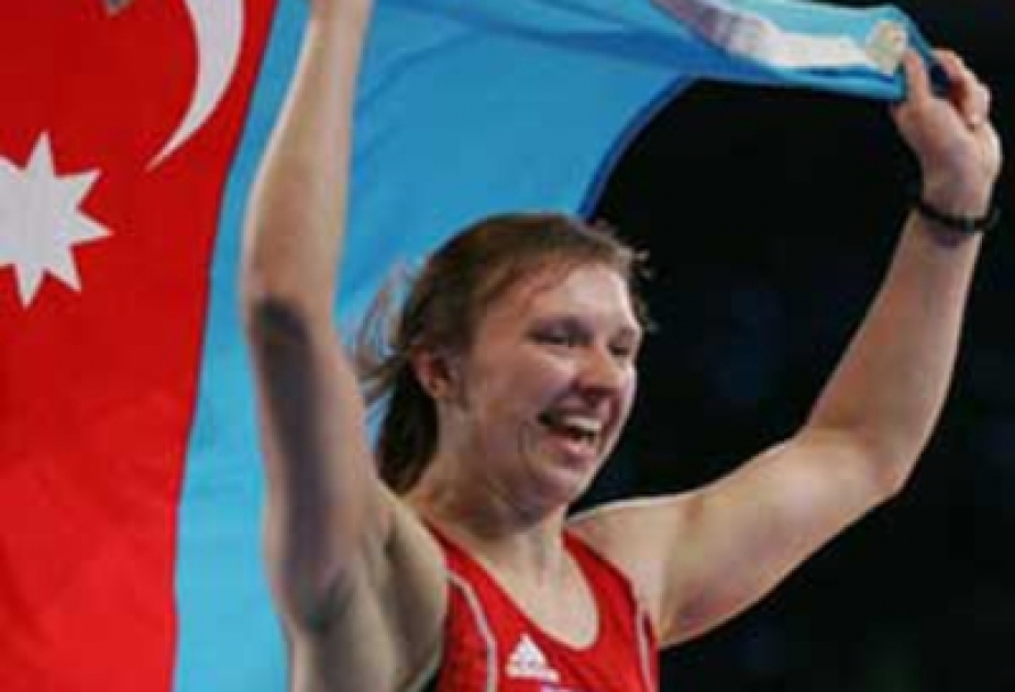 Mitglied der Nationalmannschaft Yuliya Ratkevich ist die beste Ringkämpferin der Welt