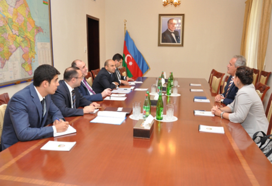 Azerbaijan`s top diplomat meets newly appointed Greek ambassador