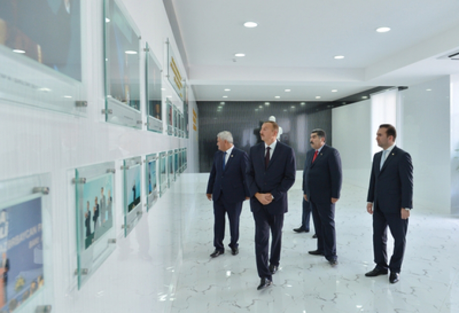 President Ilham Aliyev inaugurates new administrative building of Sabirabad District Branch of New Azerbaijan Party VİDEO