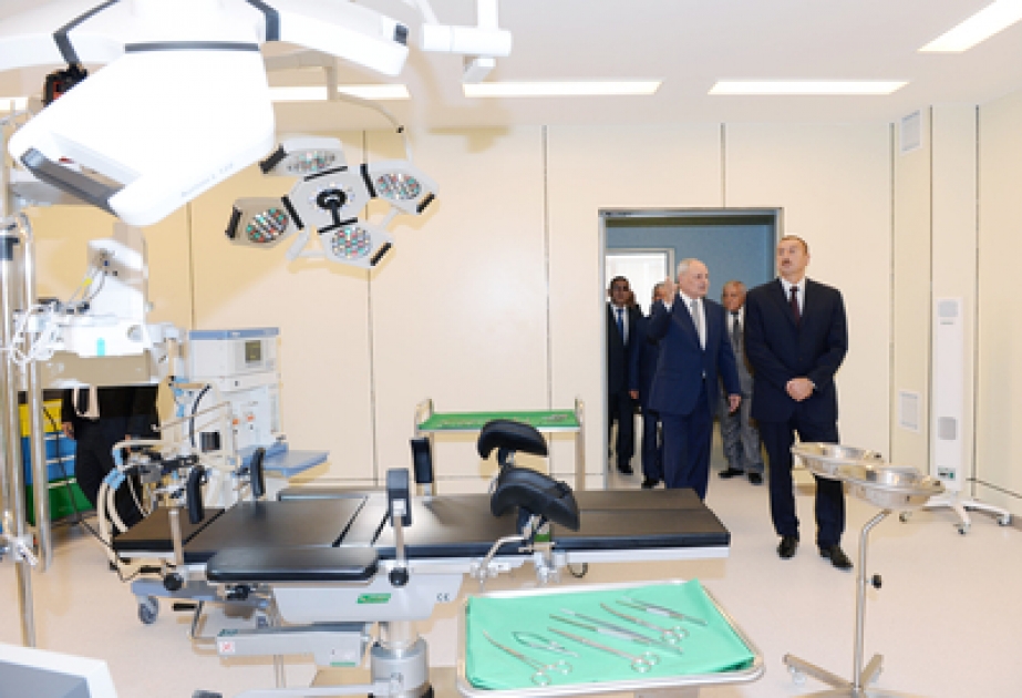 President Ilham Aliyev opens Agjabadi District Central Hospital VİDEO
