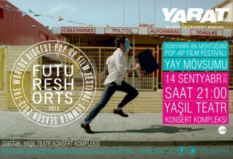 “YARAT!” Müasir İncəsənət Məkanı və “Future Shorts” film festivalı 2013-cü ilin yay mövsümünü açıq elan edir
