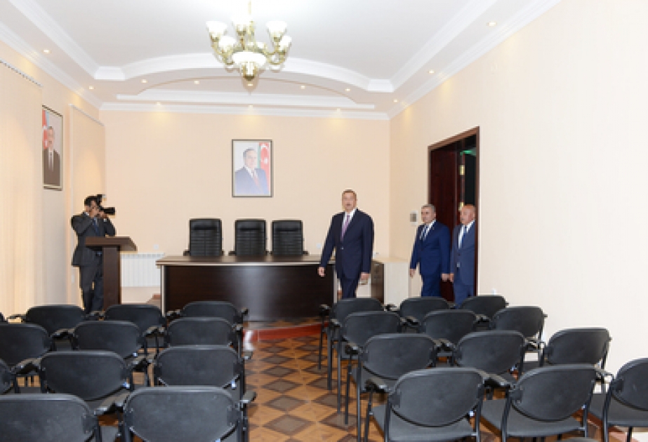 Le bâtiment administratif du bureau de Massally du Parti du Nouvel Azerbaïdjan a été mis en service VİDEO