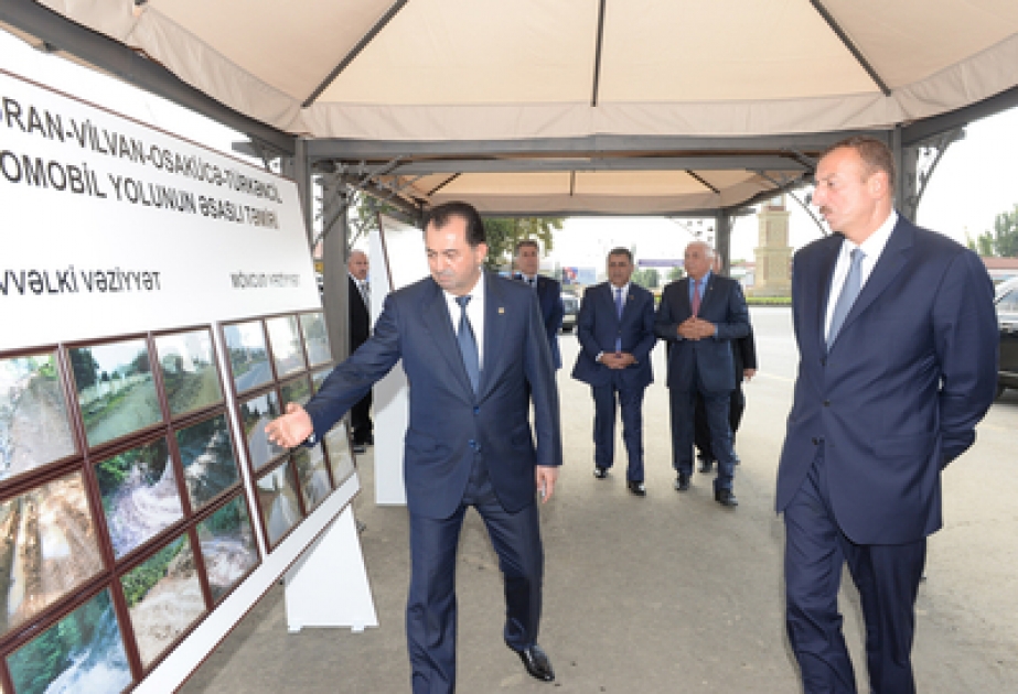La route Lenkoran-Vilvan-Ossakutcha-Turkandjil a été mise en service VİDEO