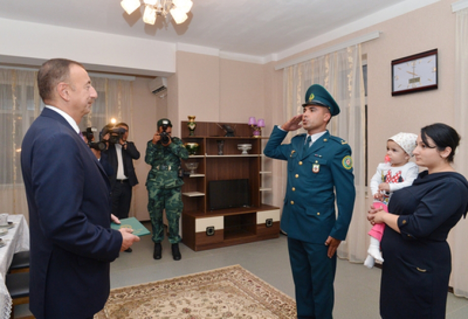 President Ilham Aliyev opens complex of service buildings of Astara State Border Checkpoint