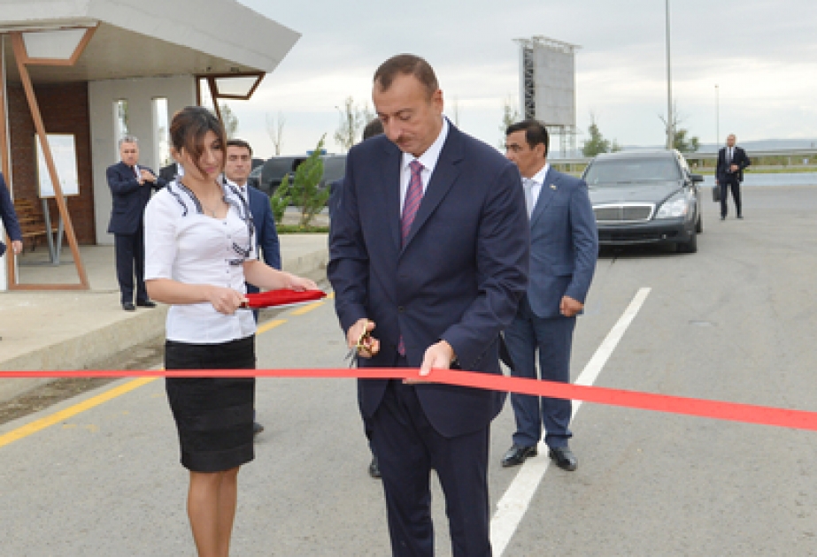 Открыта автомобильная дорога магистраль Баку-Газах- Самедабад-Гарамамедли-Гараманлы-Гёюк VİDEO