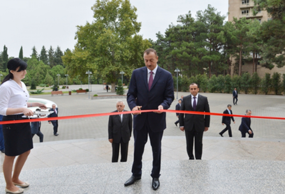 In Naftalan das Heydar Aliyev–Zentrum seine Tätigkeit aufgenommen VİDEO