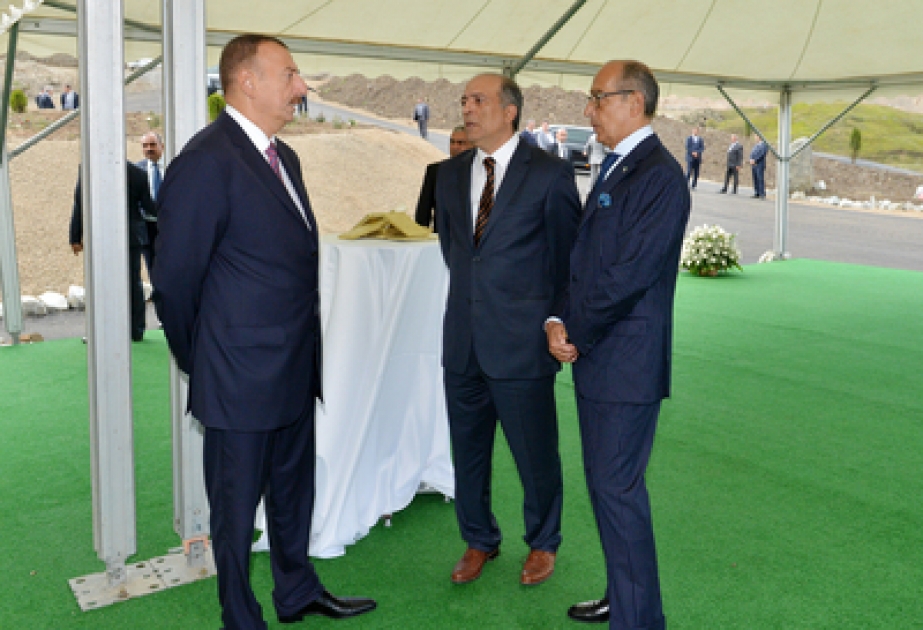 Inauguration de la nouvelle usine de la société «Azerbaijan International Mining Company Limited» à Gadabey VİDEO