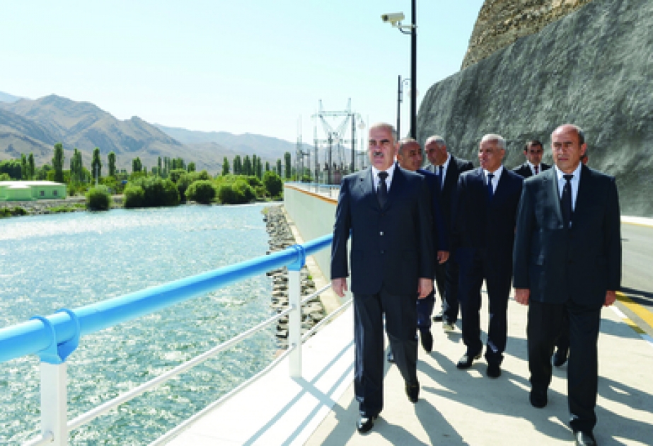 Arpachay hydro-electric power station opens in Sharur region of Nakhchivan