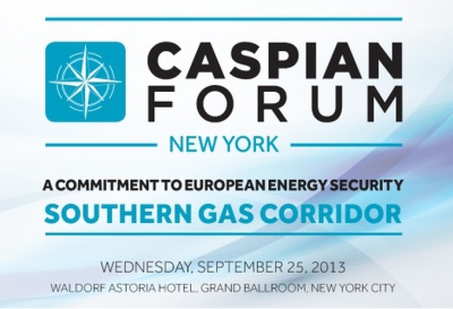 World leaders gather to discuss Southern Gas Corridor at Caspian Forum in New York