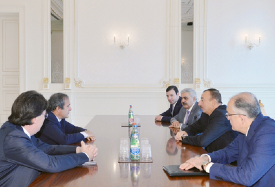 Le président azerbaïdjanais Ilham Aliyev a reçu Michel Platini, président de l’UEFA VİDEO