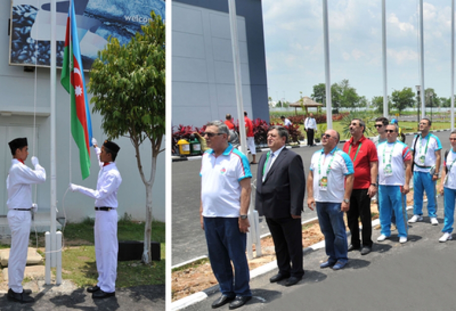 Azerbaijan`s flag raised at Islamic Solidarity Games in Indonesia
