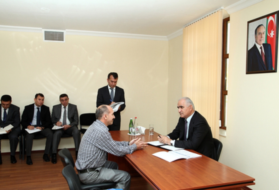 Министр экономического развития принял граждан в Кюрдамире