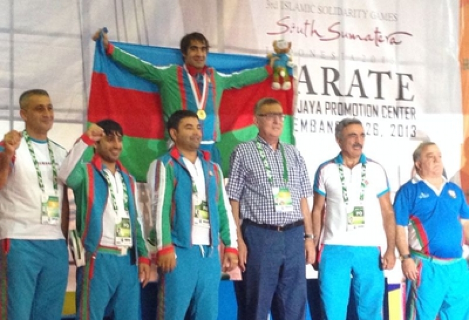Azerbaijani karate fighter wins gold medal at Islamic Solidarity Games
