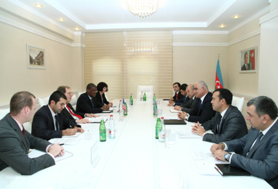 Azerbaijan`s Minister of Economic Development meets U.S. ambassador