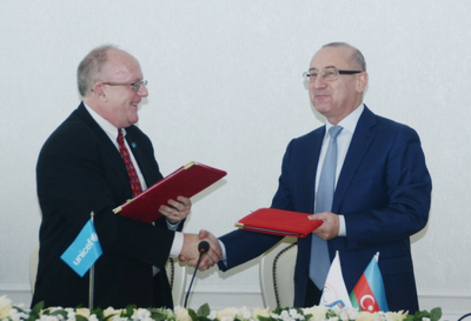 Azerbaijan National Paralympic Committee, UNICEF ink MoU