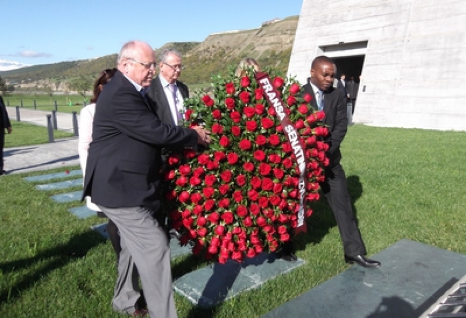 Members of French Senate visit Guba Genocide Memorial Complex
