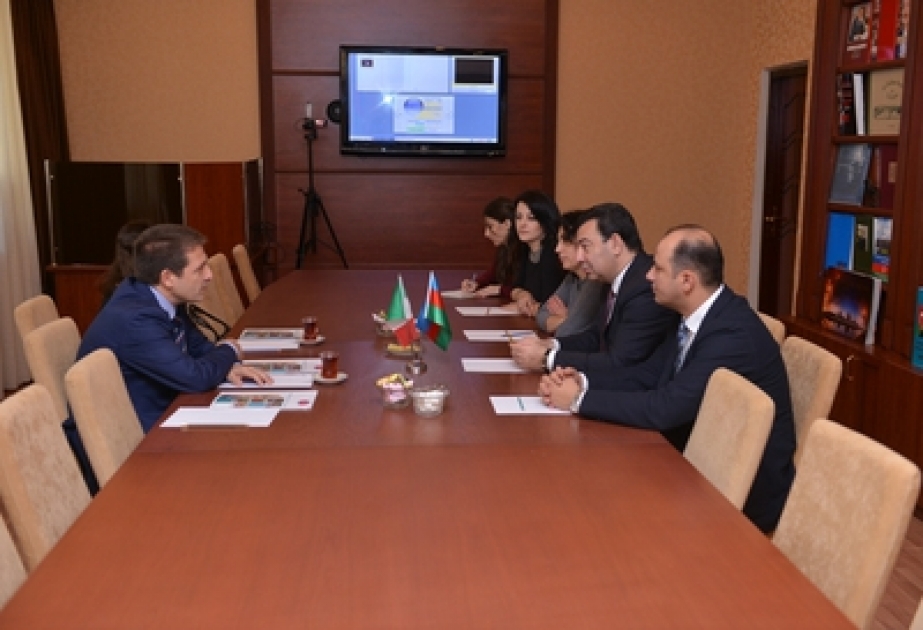 L’ambassadeur d’Italie en Azerbaïdjan a été à l’Université des Langues d’Azerbaïdjan