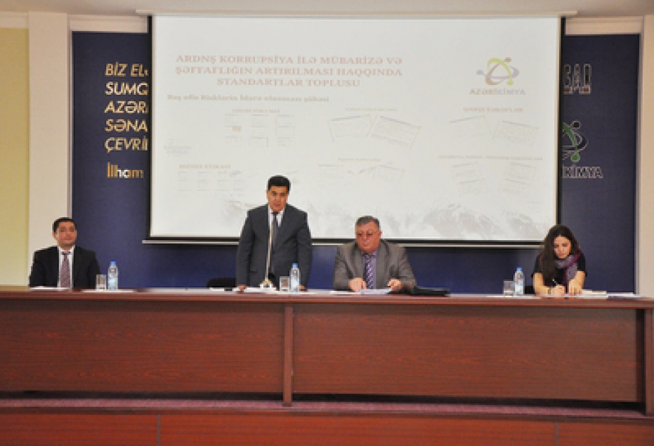 “Azərikimya” İstehsalat Birliyində yeni standartlar toplusu təqdim edilmişdir