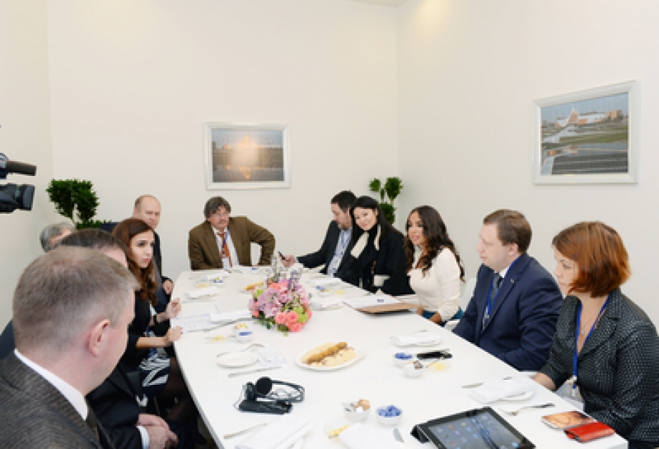 Vice-President of Heydar Aliyev Foundation meets Russian media reps