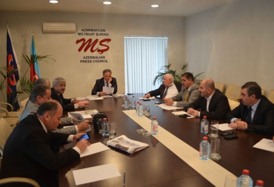 Mətbuat Şurası idarə heyətinin iclası keçirilmişdir