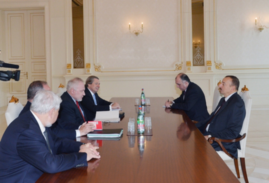 Azərbaycan Prezidenti İlham Əliyev ATƏT-in Minsk qrupunun həmsədrlərini və ATƏT-in fəaliyyətdə olan sədrinin xüsusi nümayəndəsini qəbul etmişdir
