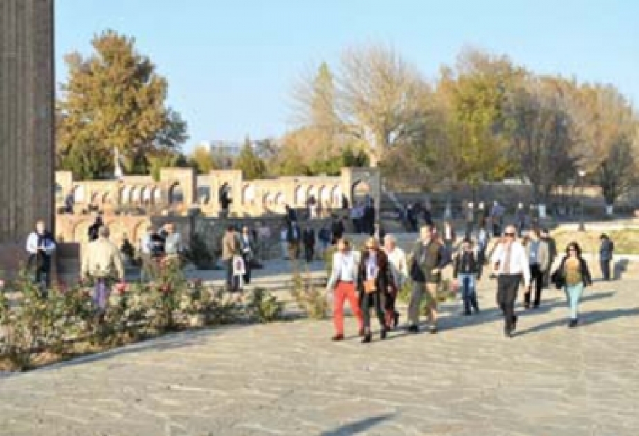 Beynəlxalq Humanitar Forumun iştirakçılarından bir qrupu Naxçıvan Muxtar Respublikasına səfər etmişdir