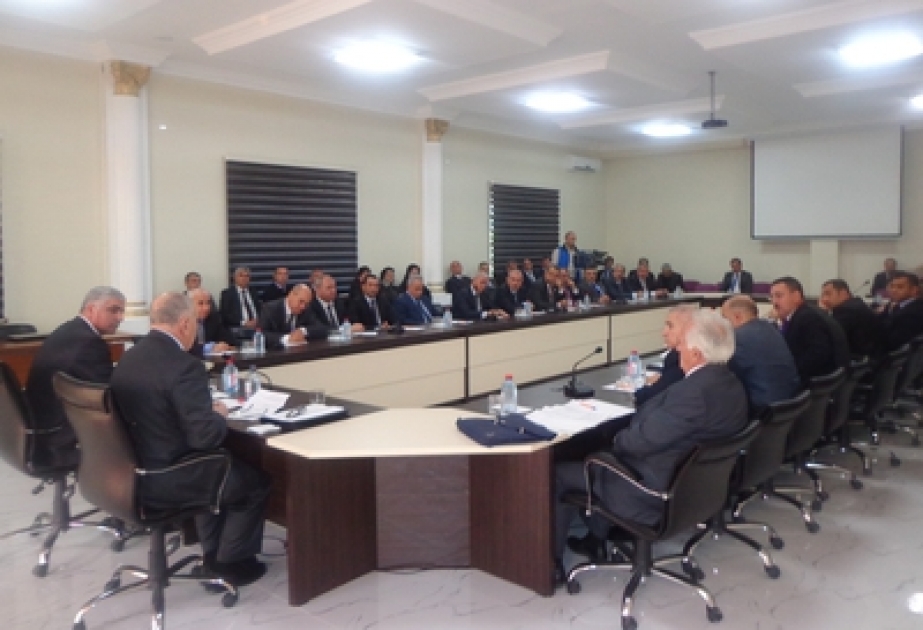 Xaçmazda regionların sosial-iqtisadi inkişafına dair dövlət proqramlarının icrasının yekunları müzakirə olunmuşdur