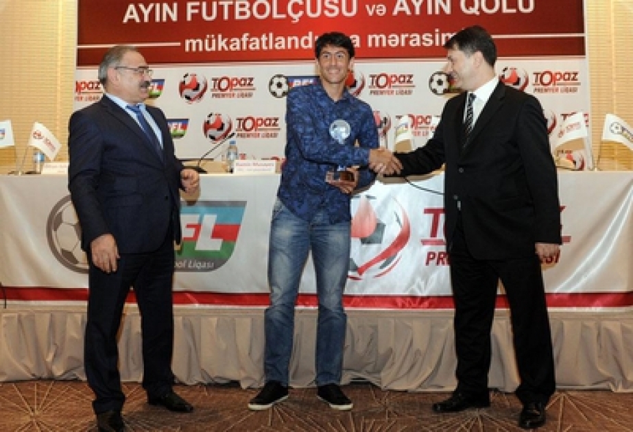 Topaz Premyer Liqasında sentyabr və oktyabr aylarının ən yaxşı futbolçularının mükafatlandırma mərasimi keçirilmişdir