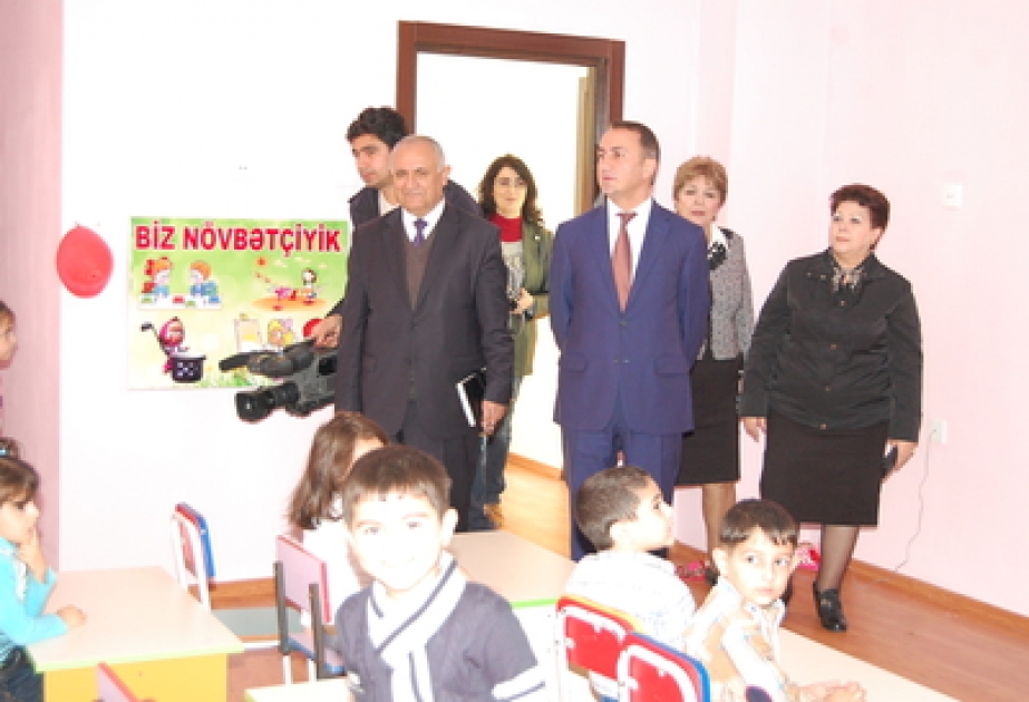 Sumqayıtda yeni uşaq bağçası-körpələr evi istifadəyə verilmişdir