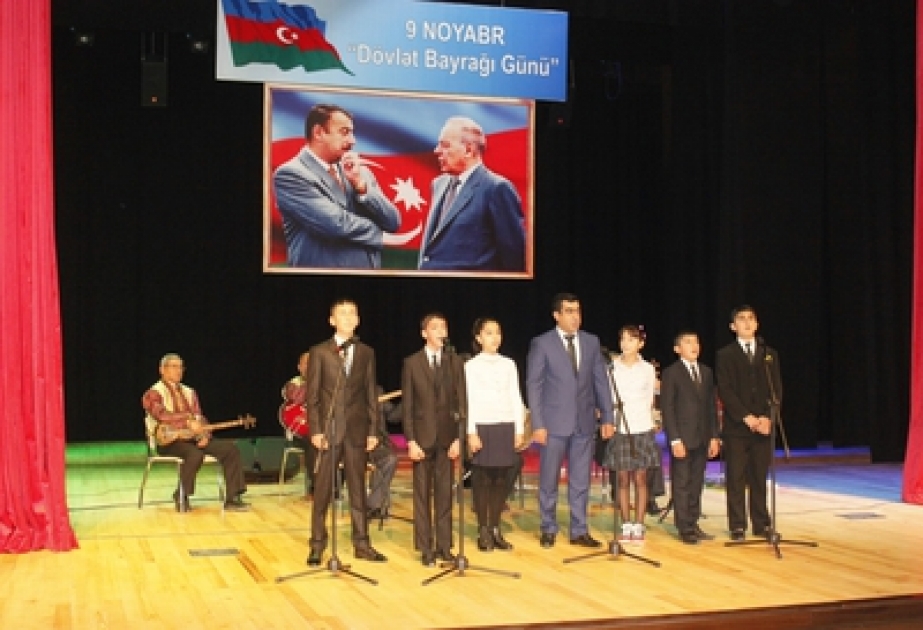 Qəbələdə Dövlət Bayrağı günü qeyd edilmişdir