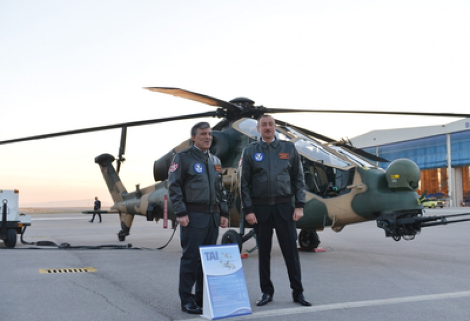 Le président Ilham Aliyev a visité la société de l’industrie Aerospace de la Turquie VİDEO