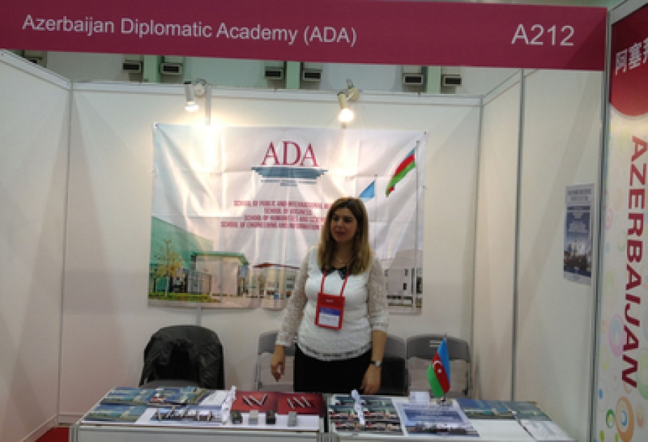 Azərbaycan Diplomatik Akademiyası Çin Beynəlxalq Təhsil Sərgisində iştirak etmişdir
