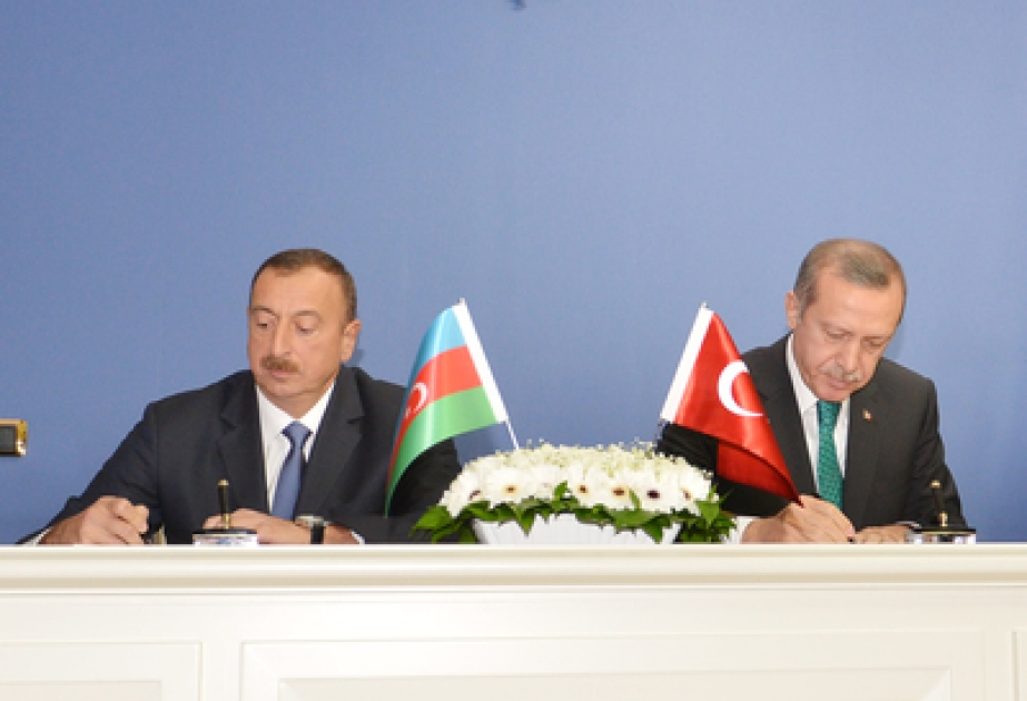 Azerbaijan, Turkey sign bilateral documents VİDEO
