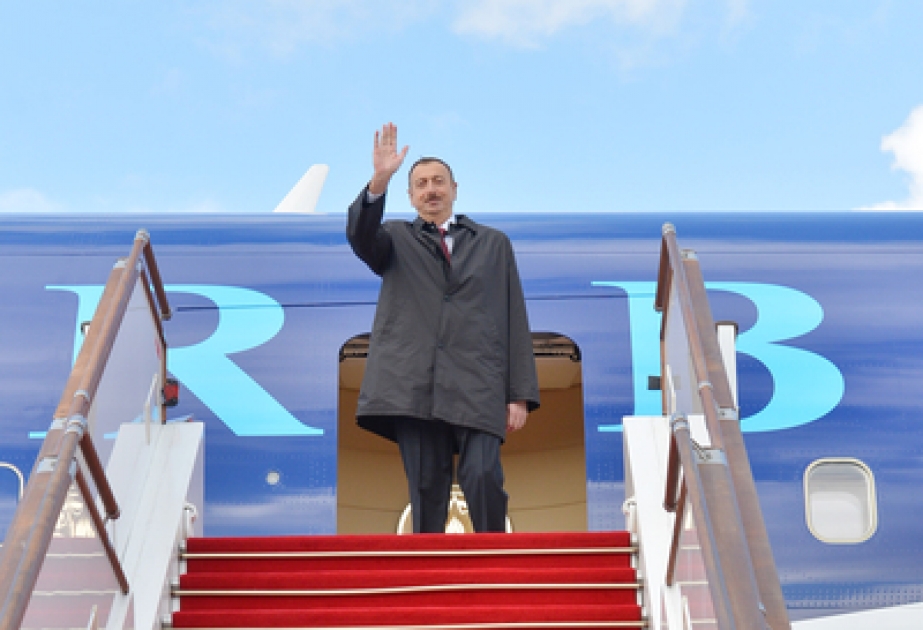Azərbaycan Prezidenti İlham Əliyev Ukraynaya rəsmi səfərə yola düşmüşdür