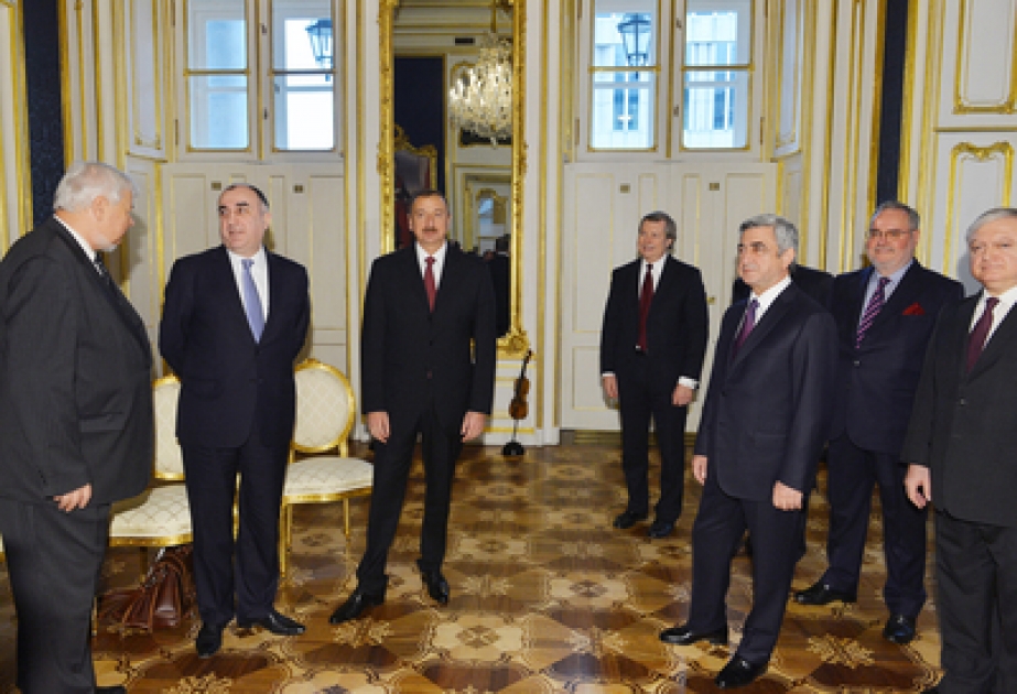 Le président azerbaïdjanais Ilham Aliyev s’est entretenu avec son homologue arménien Serge Sarkissian à Vienne VİDEO