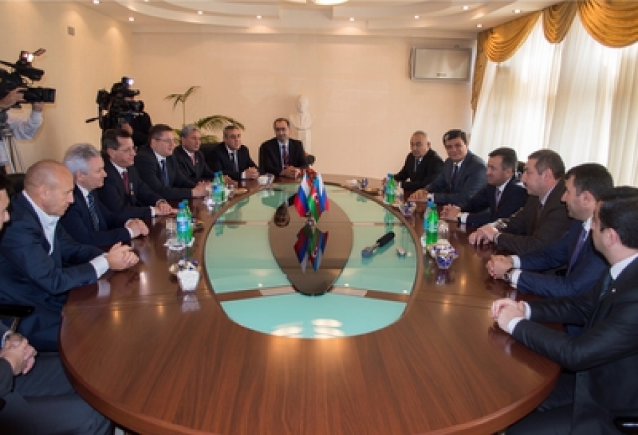 Une délégation conduite par le gouverneur d'Astrakhan a été au Pouvoir exécutif de l’arrondissement Narimanov