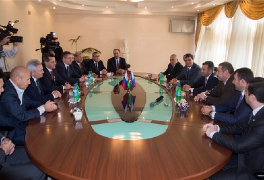 Governor of Russian Astrakhan Oblast visits Narimanov District Executive Authorities