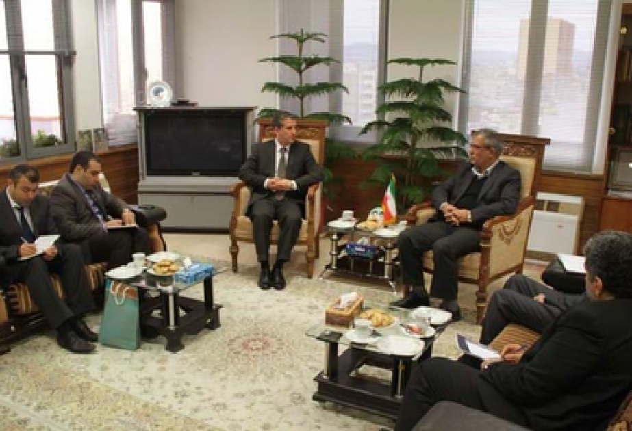 Le consul général d’Azerbaïdjan à Tabriz s’est entretenu avec le nouveau président de la municipalité de la ville