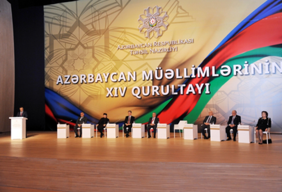 Le XIVe Congrès des enseignants d’Azerbaïdjan a débuté à Bakou