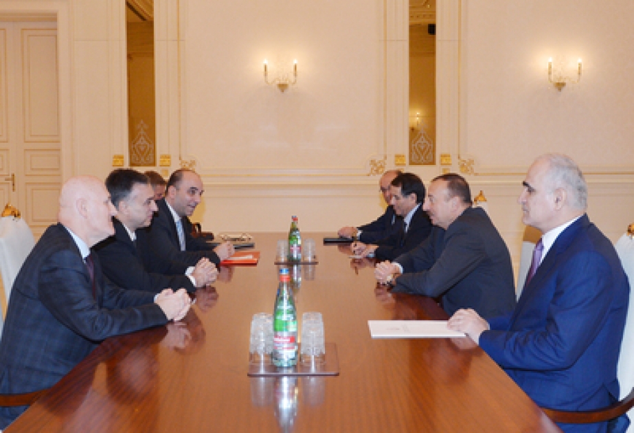 President Ilham Aliyev receives Montenegrin counterpart Filip Vujanovic   VIDEO