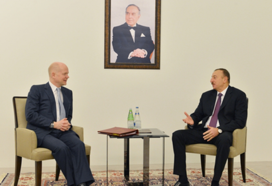 President Ilham Aliyev receives British Foreign Secretary VIDEO