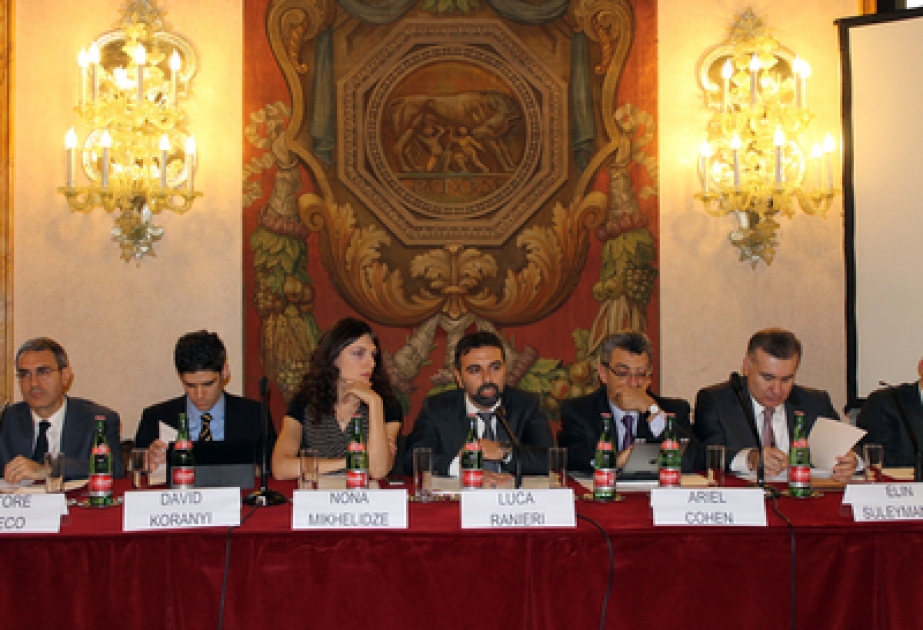 Rome hosts conference titled “Azerbaijan and “South” gas corridor: Transatlantic Perspective”