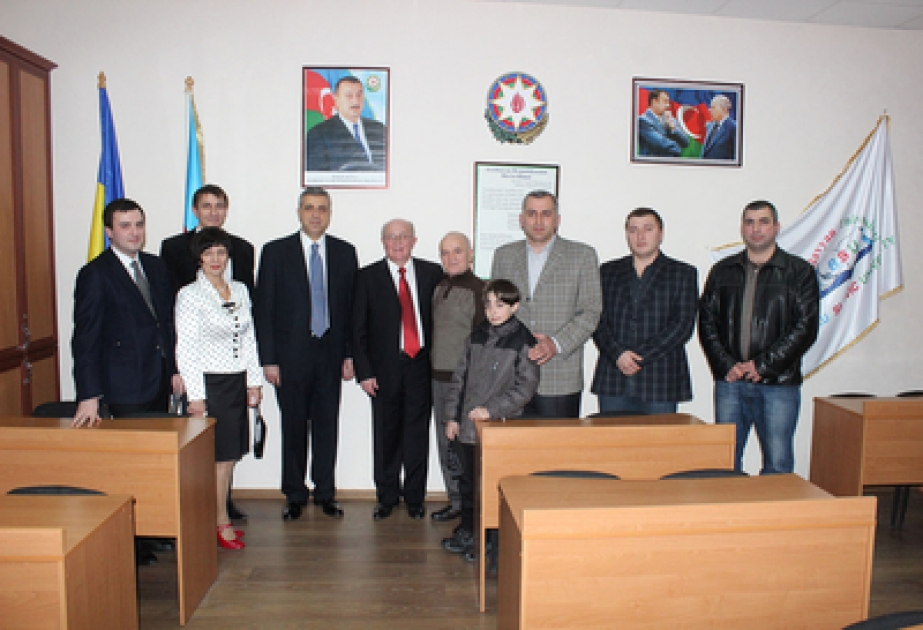 Посол Грузии в Украине посетил Азербайджанский культурно-образовательный центр в Полтаве