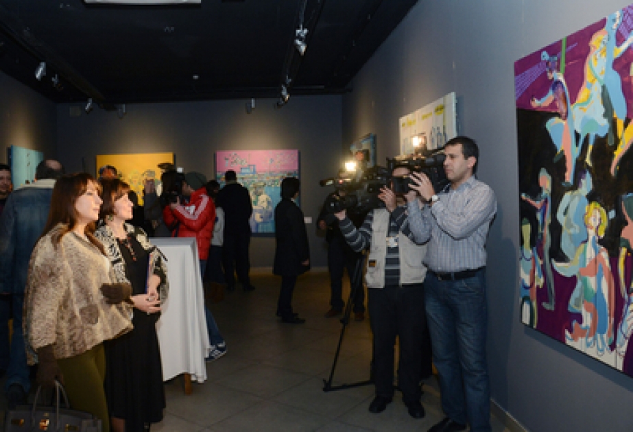 Raum der zeitgenössischer Kunst „YARAT“ eine Ausstellung von Irina Eldarova präsentiert