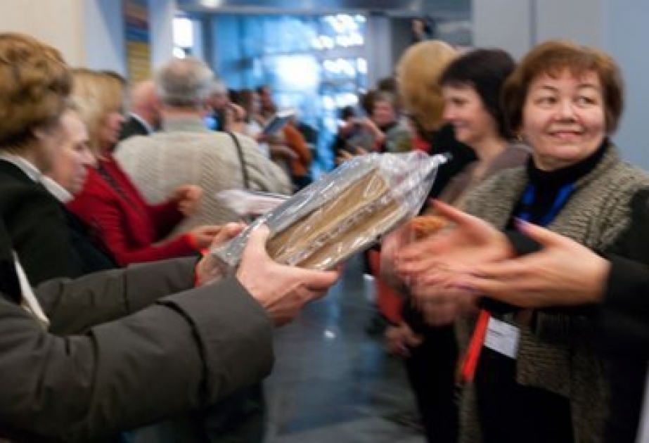 В Риге прошла акция «Книжный путь – Цепочка друзей книг»