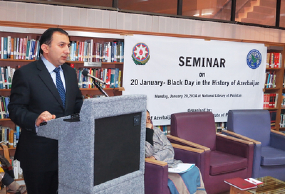 Pakistanda “20 Yanvar ümummilli hüzn günüdür” adlı seminar keçirilmişdir