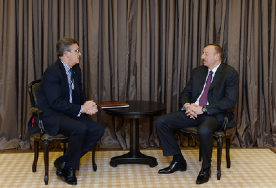 Обсуждены вопросы развития сотрудничества между Азербайджаном и компанией Swiss Re ВИДЕО